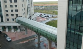 Forgot to winter proof your university? No problem, add a tunnel. Nazarbayev University, Astana, Kazakhstan